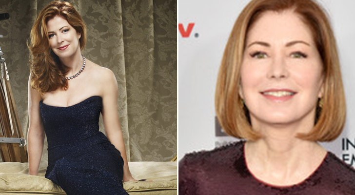 Dana Delany en 'Mujeres desesperadas' (izq.) y en la actualidad (der.)