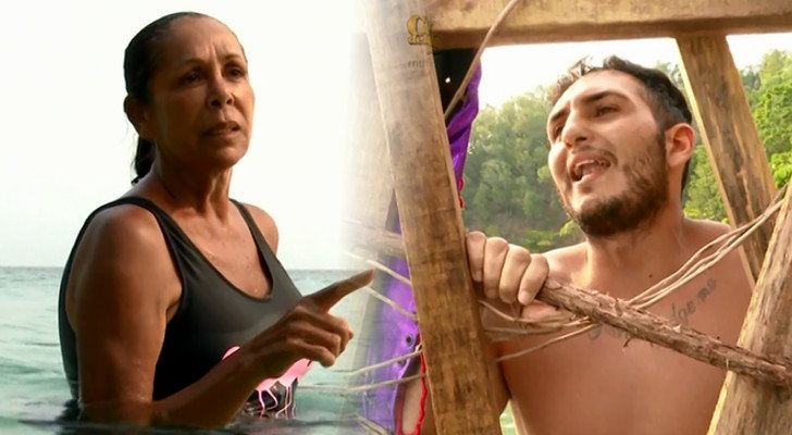 Isabel y Omar discuten en el mar