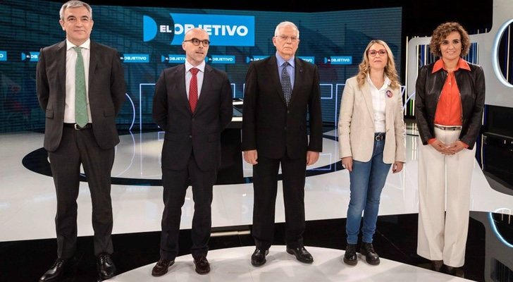 Los candidatos de Ciudadanos, Vox, PSOE, Unidas Podemos y PP