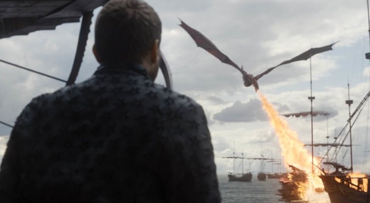 Euron comprueba cómo la Compañía Dorada es destruida en el 8x05 de 'Juego de Tronos'