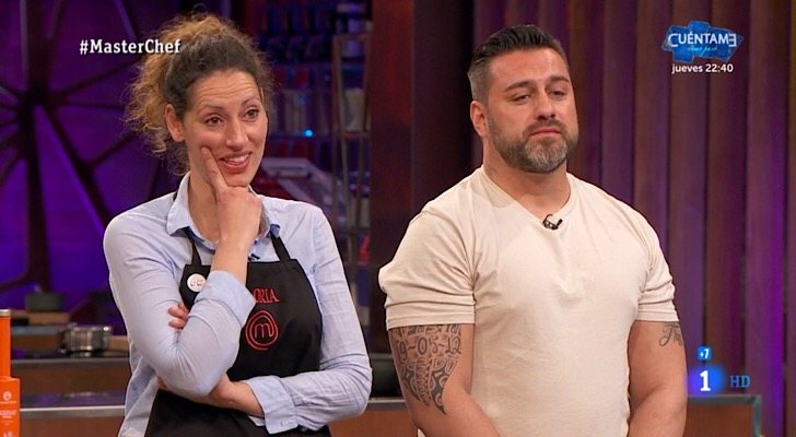 Gloria y Carlos, concursantes eliminados de 'MasterChef 7'