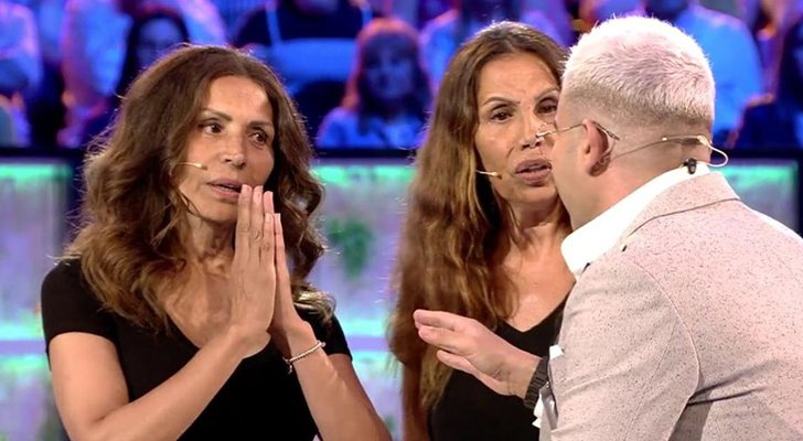 Encarna y Toñi Salazar con Jorge Javier Vázquez en 'Supervivientes'