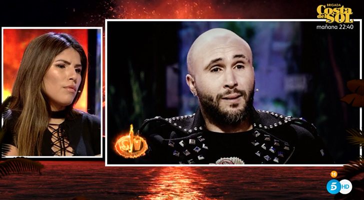 Isa Pantoja escucha las críticas de Kiko Rivera a Aneth en 'Supervivientes'