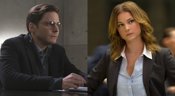 Daniel Brühl y Emily VanCamp como Zemo y Sharon Carter