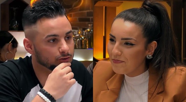 Álvaro y Paula en 'First Dates'