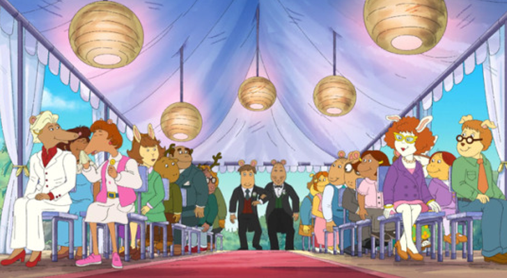 Los protagonistas de 'Arthur' acuden a una boda gay en la temporada 22