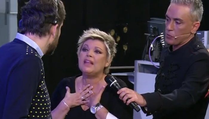 Terelu abandonando 'Sálvame'