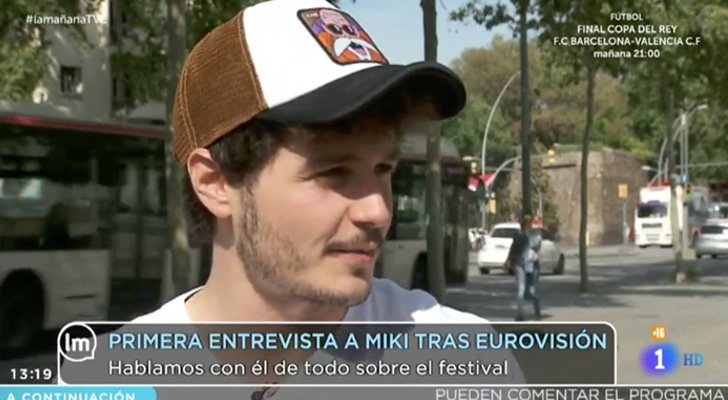 Miki Núñez en 'La mañana'