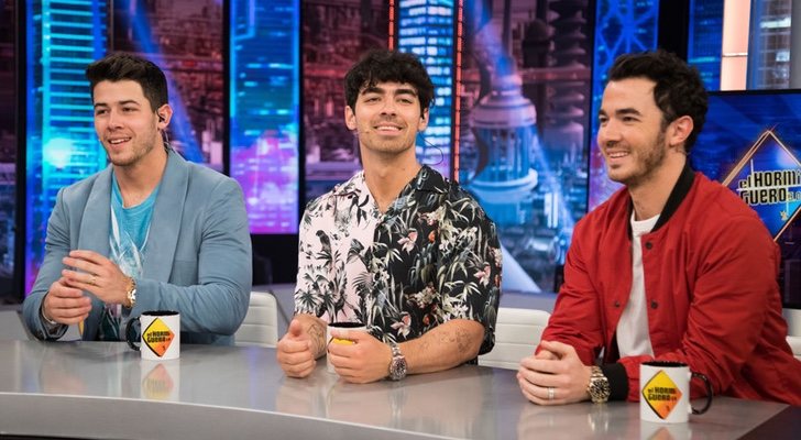 Kevin, Joe y Nick Jonas en 'El hormiguero'