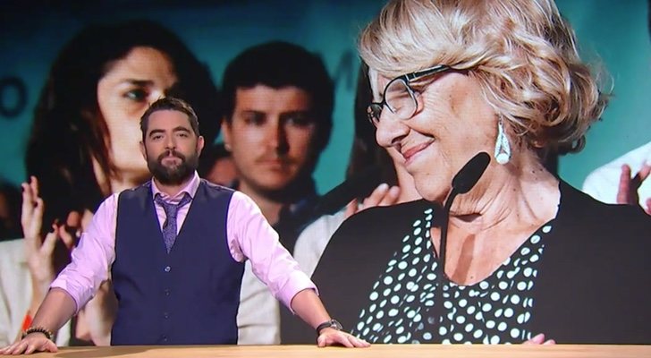 Dani Mateo, en el plató de 'El intermedio'