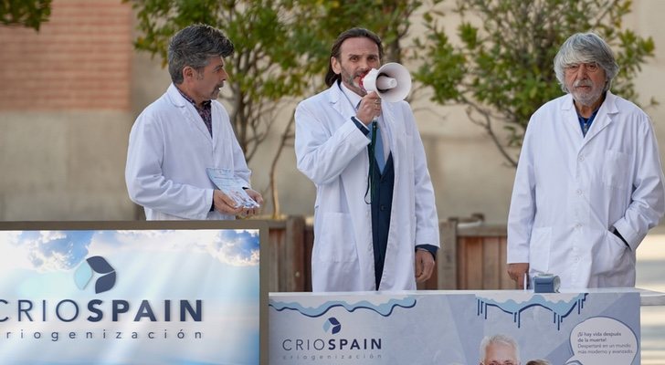 Coque, Fermín y Vicente con su negocio de criogenización en 'La que se avecina'