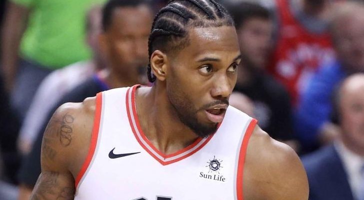 Kawhi Leonard, en el Game 1 de las Finales de la NBA