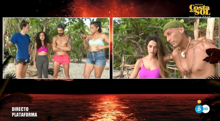 Los concursantes reciben el castigo de la organización