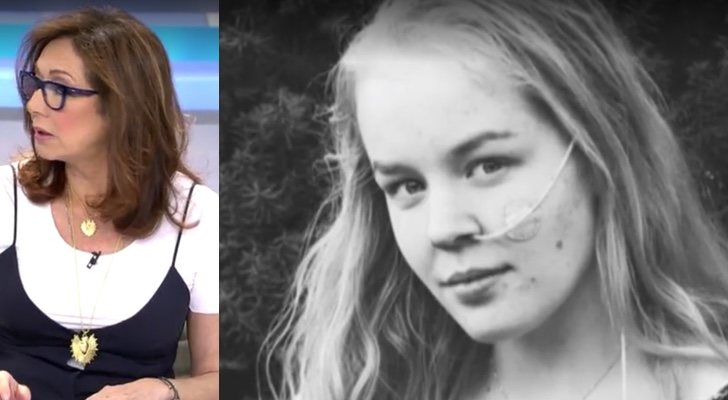 Ana Rosa Quintana y una foto de la joven