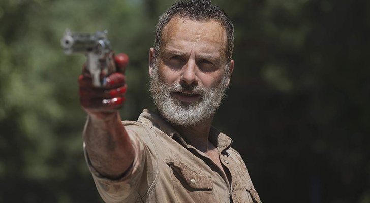 Andrew Lincoln como Rick Grimes en la novena temporada de 'The Walking Dead'