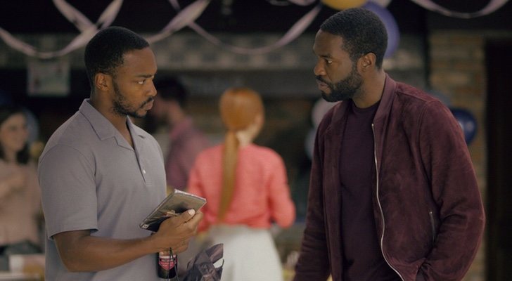 Anthony Mackie y Yahya Abdul-Mateen II en &#39;Black Mirror&#39;