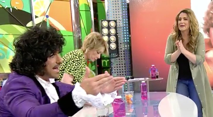 Rafa Mora, Mila Ximénez y Carlota Corredera en &#39;Sálvame&#39;