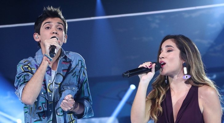 Dave Zulueta y Julia Medina en 'OT 2018'