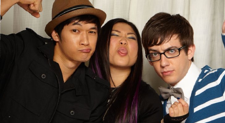 Harry Shum Jr, Jenna Ushkowitz y Kevin McHale