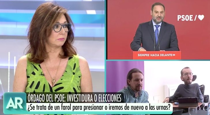 'El programa de Ana Rosa' analiza la actualidad política del país