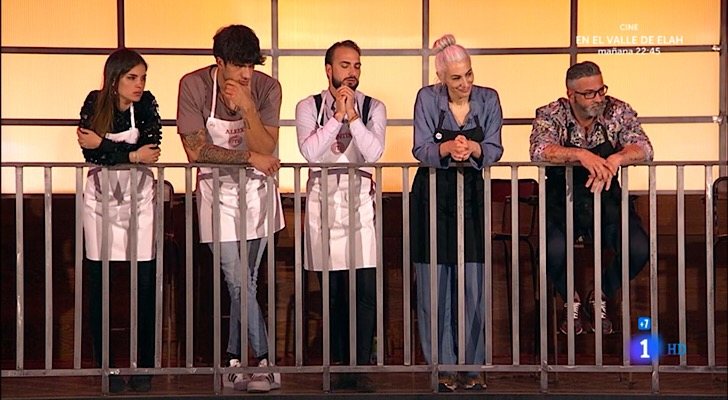 Aitana, Aleix, Valentín, Teresa y Carlos, semifinalistas de &#39;MasterChef 7&#39;