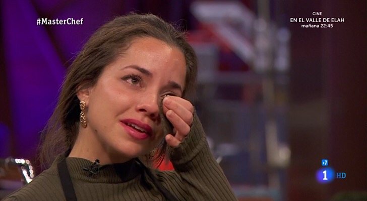 Samira, emocionada en su despedida de 'MasterChef 7'