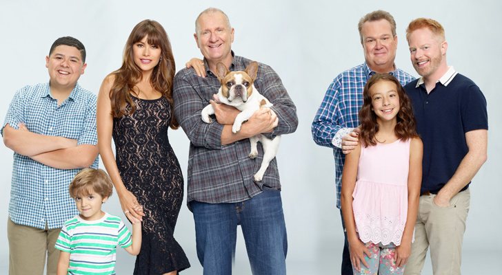 Dos de las familias de 'Modern Family'