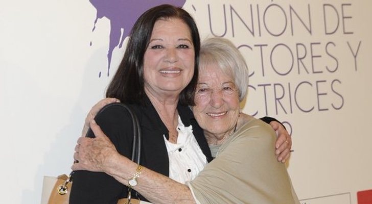 Teresa Rabal junto a su madre, Asunción Balaguer