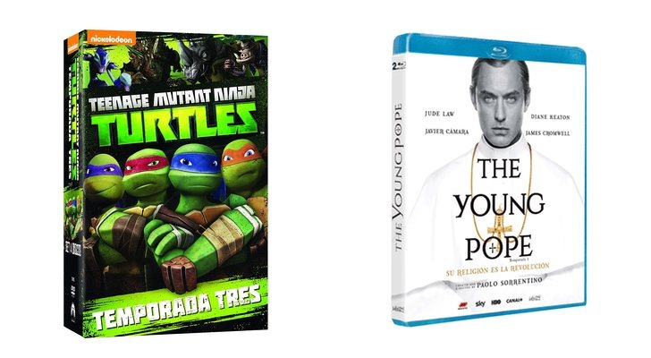 'Teenage mutant ninja turtles' y 'The Young Pope'