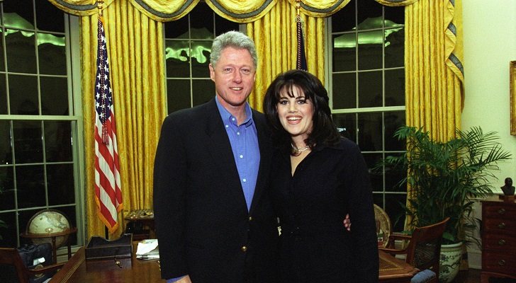 Bill Clinton y Monica Lewinsky en la Casa Blanca