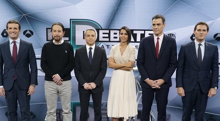 PSOE, PP, Ciudadanos y Podemos, invitados finales a 'El debate decisivo'