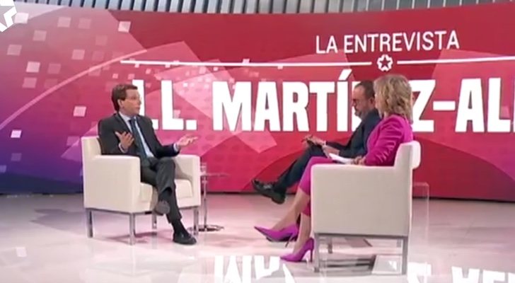José Luís Martínez Almeida, en Telemadrid