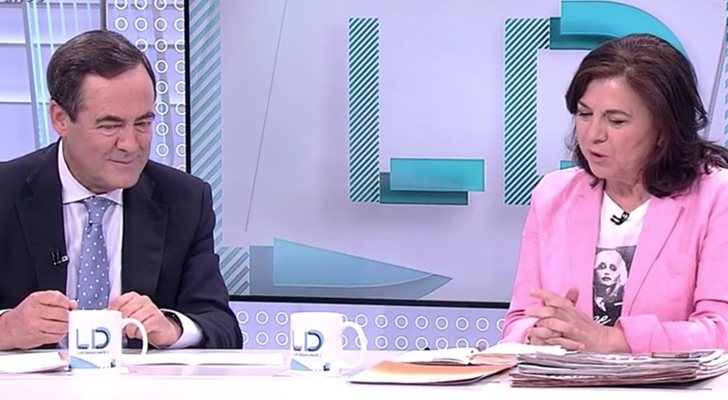 José Bono y Lucía Méndez en 'Los desayunos de TVE'