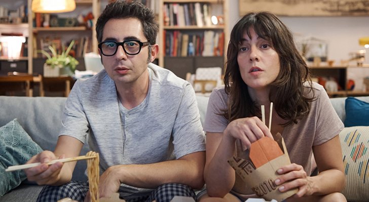 Berto Romero y Eva Ugarte en la primera temporada de 'Mira lo que has hecho'