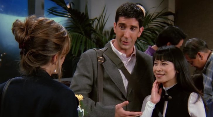 Rachel, Ross y Julie en 'Friends'