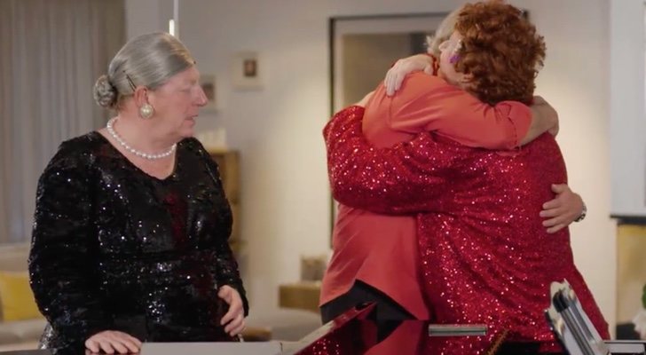 Los Morancos junto a Bertín Osborne en 'Mi casa es la tuya'