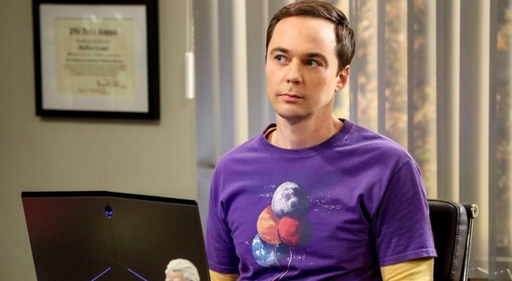 Jim Parsons como Sheldon Cooper en la temporada final de 'The Big Bang Theory'