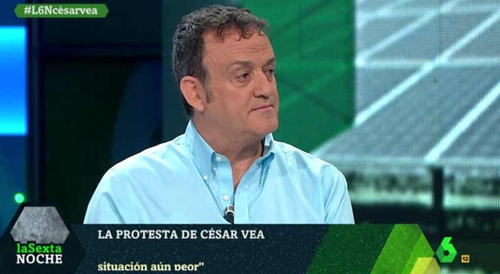 El actor César Vea en una de sus apariciones en 'laSexta noche'