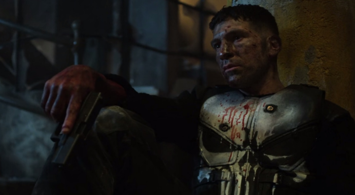 Frank Castle, interpretado por Jon Bernthal, luce su clásica calavera en 'The Punisher'