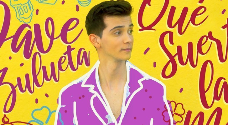 Parte de la portada de "Qué suerte la mía", de Dave Zulueta