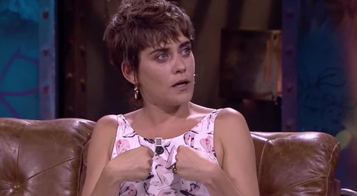 María León, explicando cómo actuaba en 'SMS: Sin miedo a soñar' en 'La resistencia'