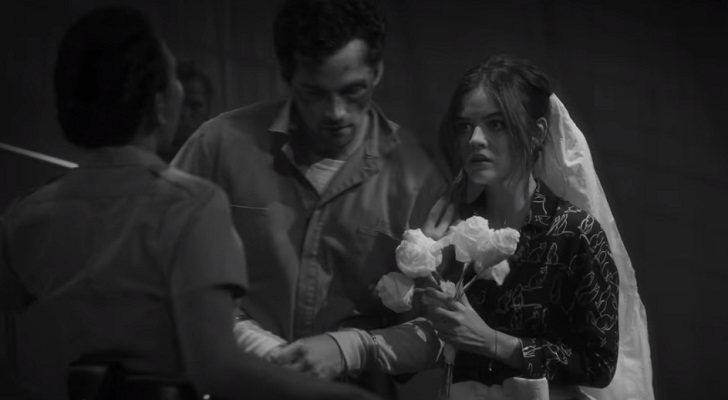 Mona, Ezra y Aria en el sueño musical en &#39;Pequeñas mentirosas&#39;