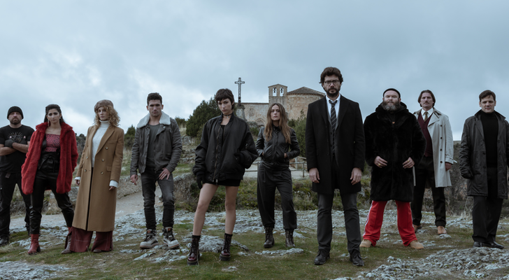 La banda de atracadores de &#39;La Casa de Papel&#39;