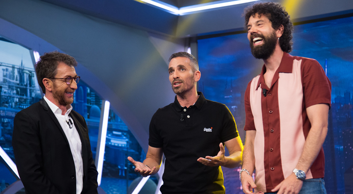 Pablo Motos, Juan y Damián en 'El hormiguero'