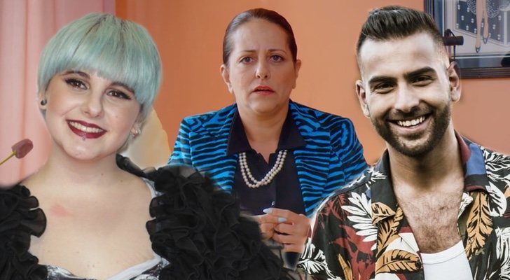 Marina Jade, Yolanda Ramos (en 'Paquita Salas') y Juan Antonio