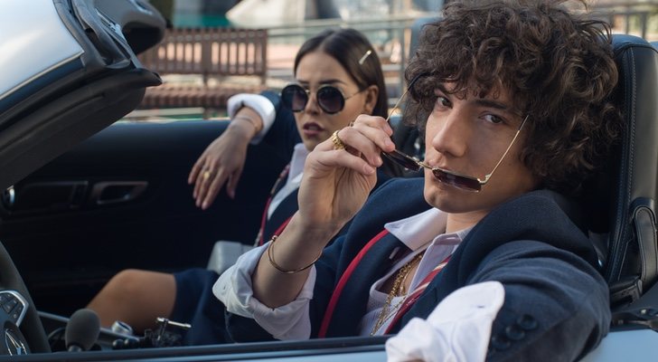 Danna Paola y Jorge López en 'Élite'