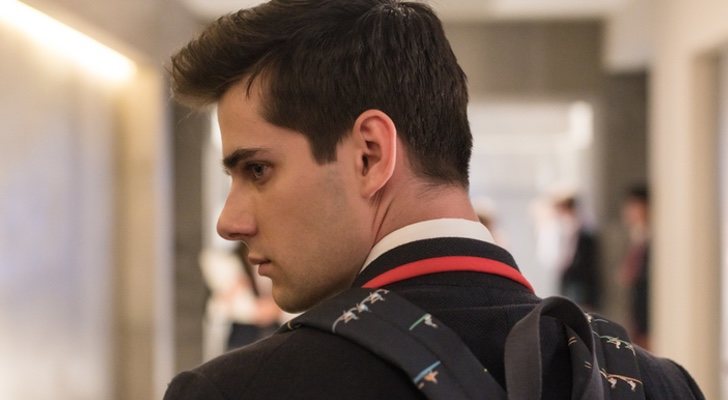 Álvaro Rico como Polo en la segunda temporada de 'Élite'