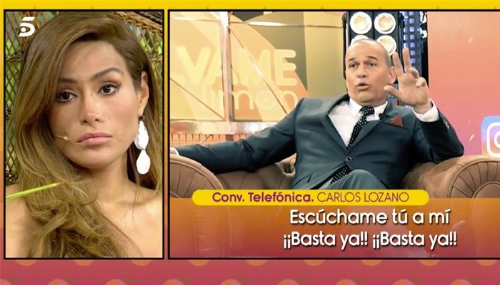 Miriam Saavedra escucha la conversación telefónica de Carlos Lozano