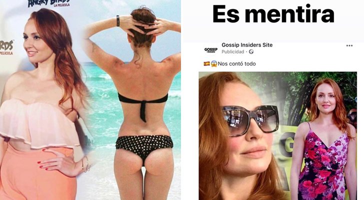 Imágenes de la publicidad engañosa compartidas por Cristina Castaño