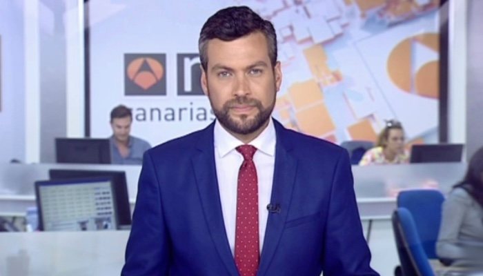 Jazael Ascanio, presentador de los informativos de Antena 3 Canarias